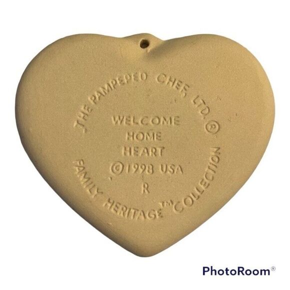 Pampered Chef Welcome Home Heart Cookie Mold 1998 Family Heritage Collection - Picture 2 of 4